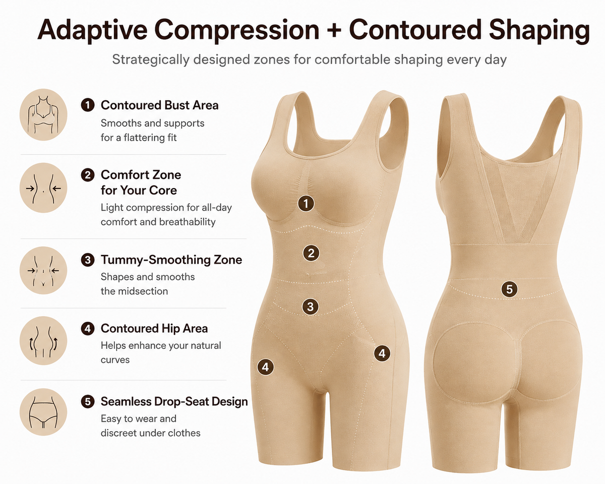 Easy-Off Shaping Bodysuit