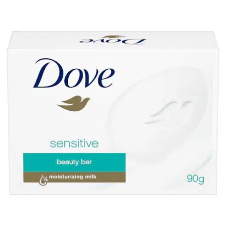 Dove Beauty Bar Moisturizing Cleanser Soap 90g 12-Pack