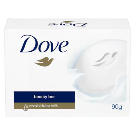 Dove Beauty Bar Moisturizing Cleanser Soap 90g 12-Pack